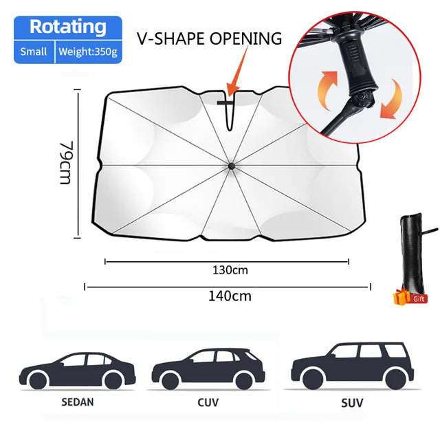 Pare-soleil de voiture pliable pour BYD - vue 14