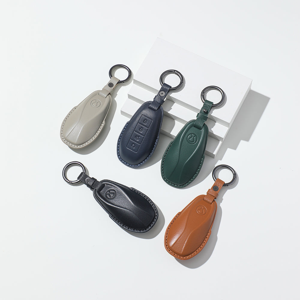 Étui de protection en cuir de luxe pour clé de voiture Denza B5/B8 - vue 2