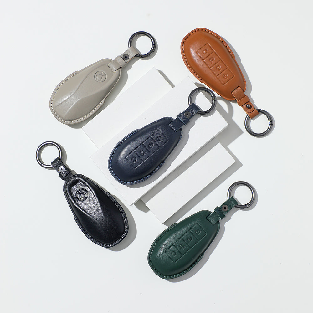 Étui de protection en cuir de luxe pour clé de voiture Denza B5/B8 - vue 3