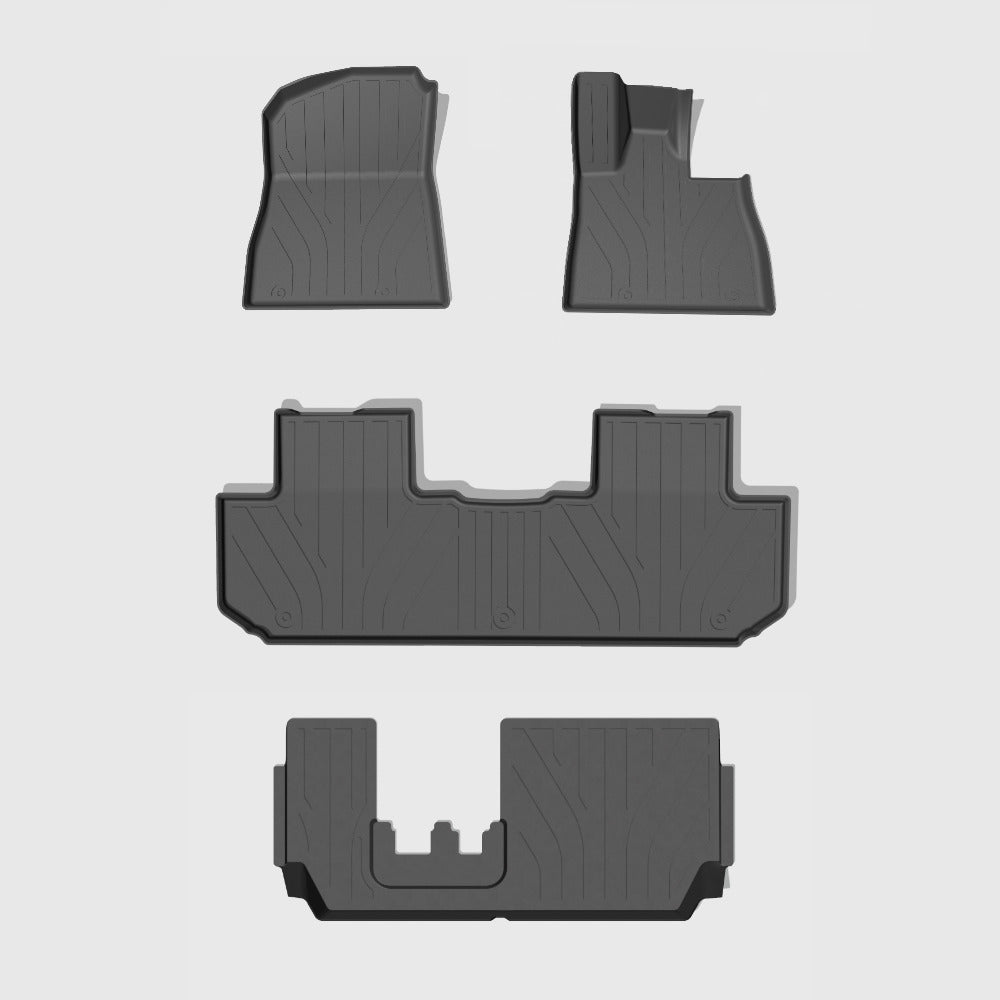 3D Deep Dish All-Weather TPE Tapis de sol for RHD BYD Sealion 8/Atto 8 - BYD