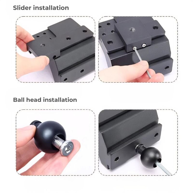 Support d'extension pour projecteur de montant A pour Denza B5 - vue 8