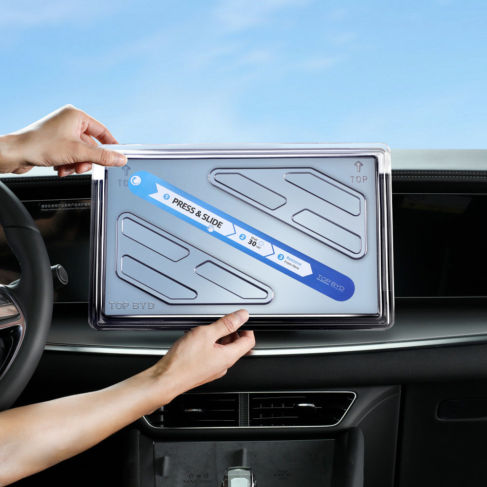 Protection de l'écran en verre trempé BYD 15.6-inch avec outil d'installation - vue 2
