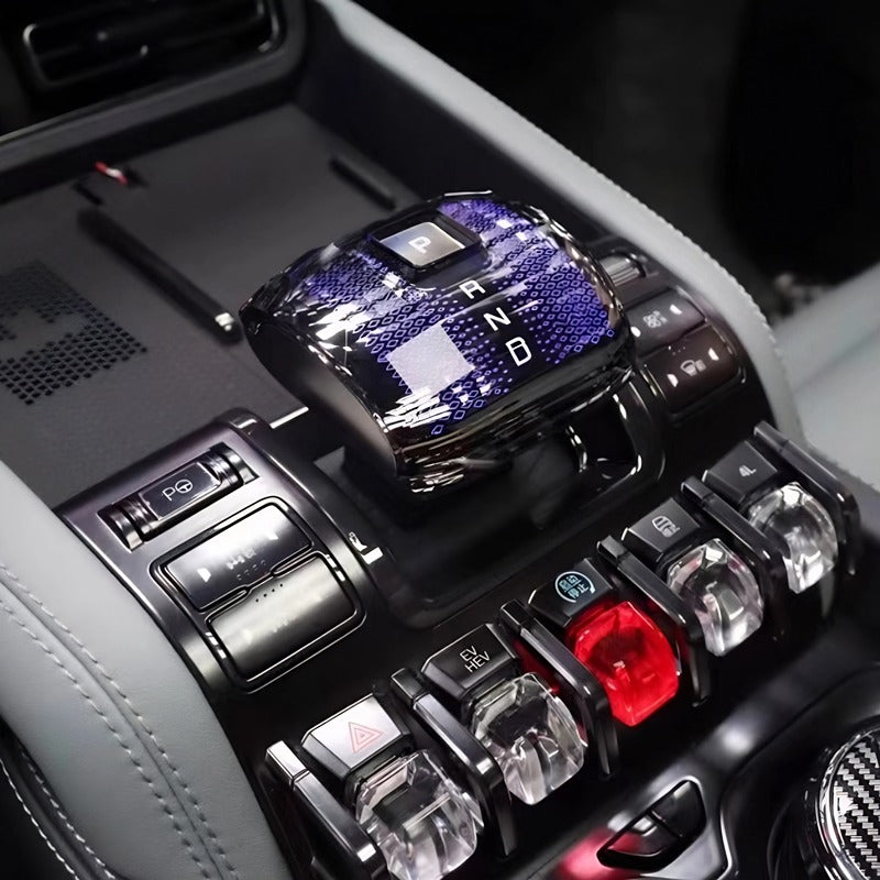 Pommeau de levier de vitesse BYD Shark 6 avec cache décoratif LED - BYD