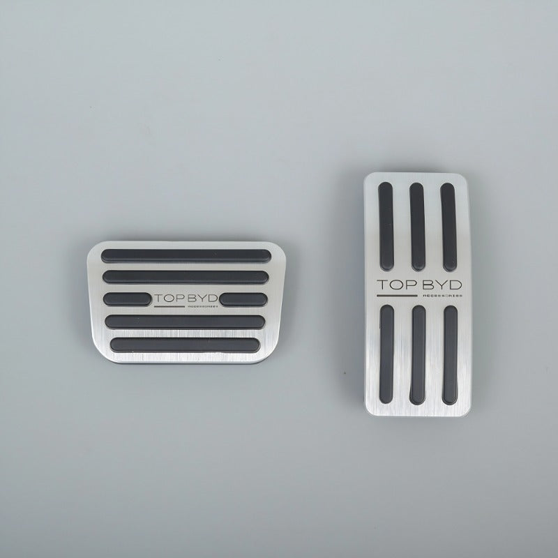 Pédale antidérapante en aluminium brossé pour BYD - BYD