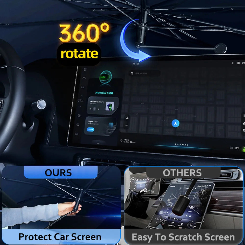 Pare-soleil de voiture pliable pour BYD - vue 3