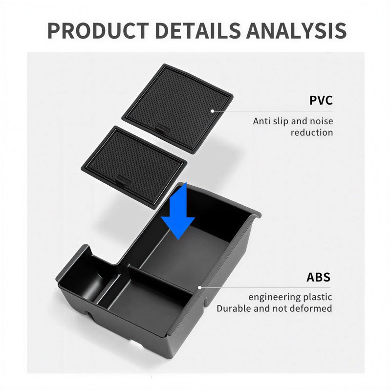 Plateau organisateur de console centrale pour BYD Sealion 6/Seal U - vue 3