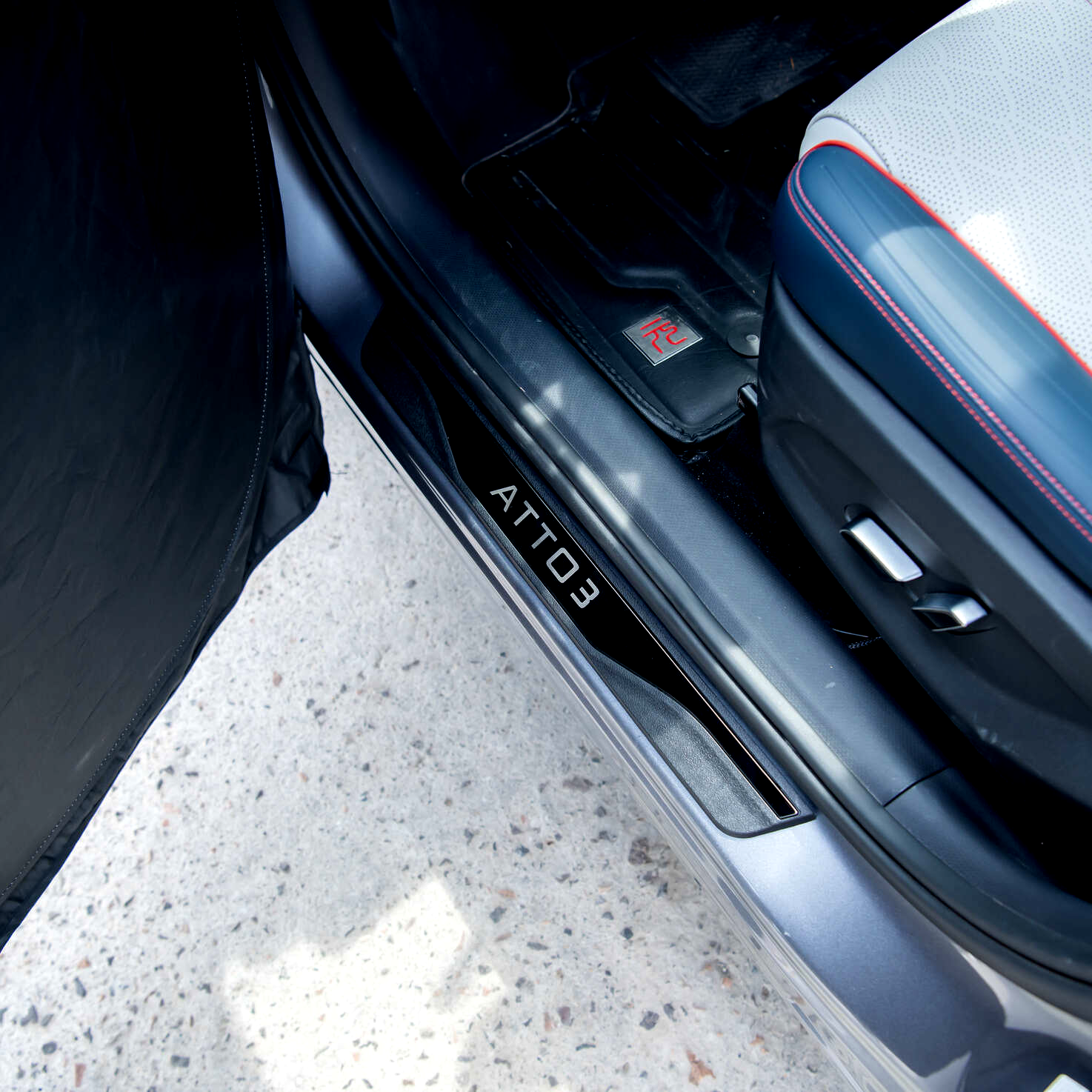 Autocollants de protection de seuil de porte pour BYD Atto 3 - vue 2