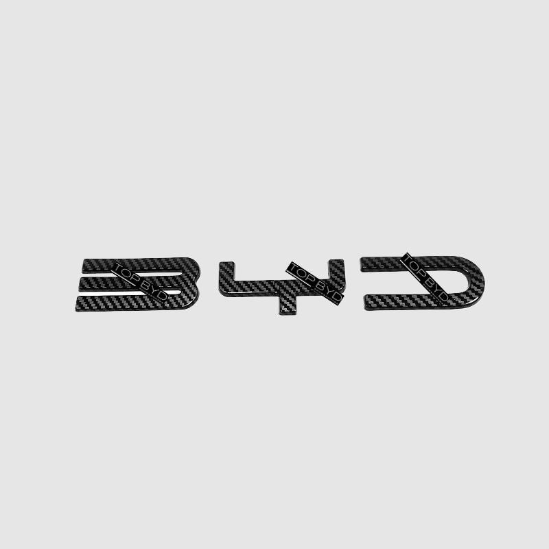 Autocollant d'insigne d'emblème de pare-chocs avant de voiture pour BYD - vue 7