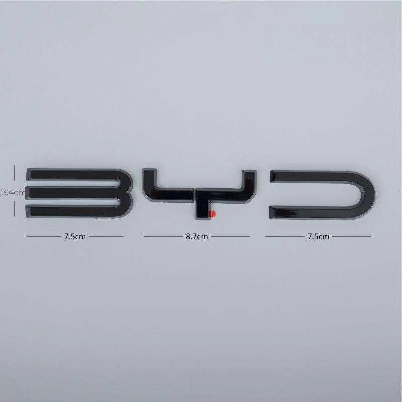 Autocollant d'insigne d'emblème de pare-chocs avant de voiture pour BYD - vue 11