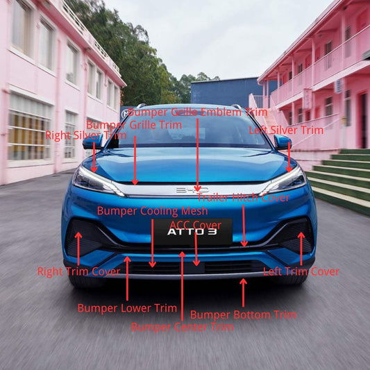 Pièces de pare-chocs avant pour BYD Atto 3 - BYD