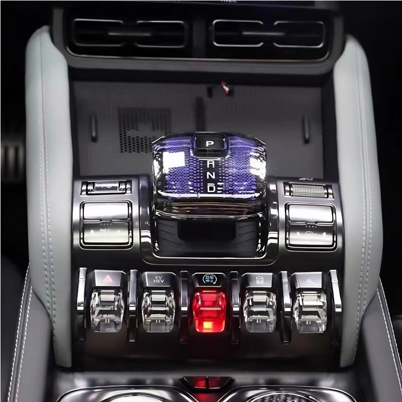 Couvercle décoratif LED pour pommeau de levier de vitesse Denza B5/B8 - vue 2