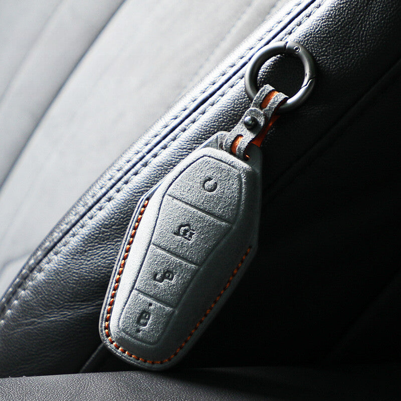 Coque de protection en daim pour clé pour BYD - vue 3