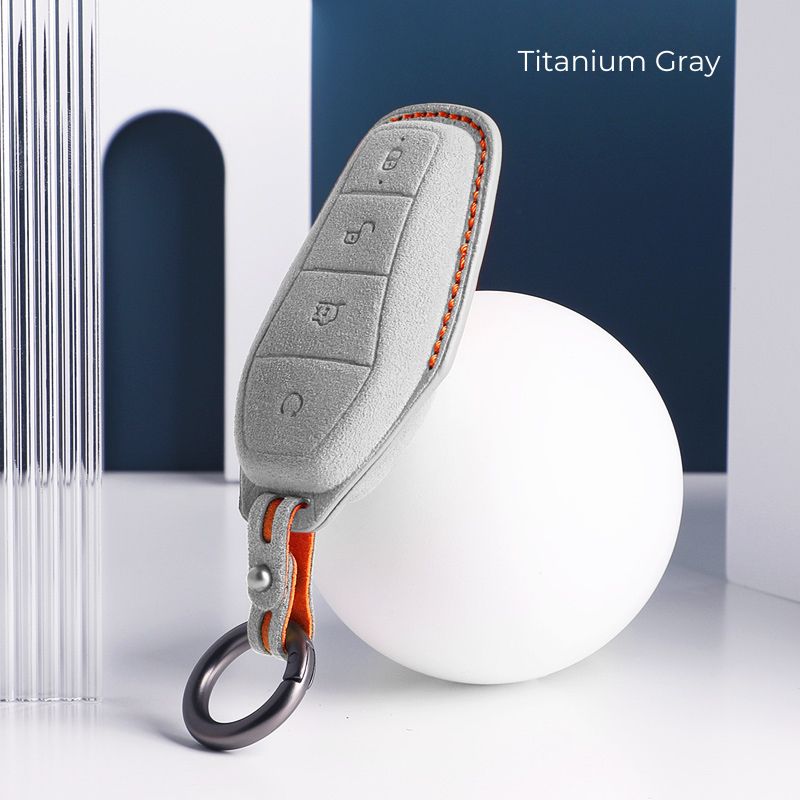 Coque de protection en daim pour clé pour BYD - vue 6