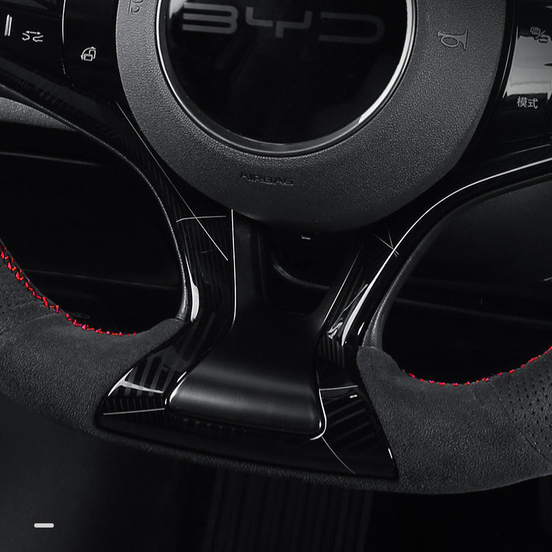 Juste de volant de voiture en cuir, adaptée pour BYD - vue 7