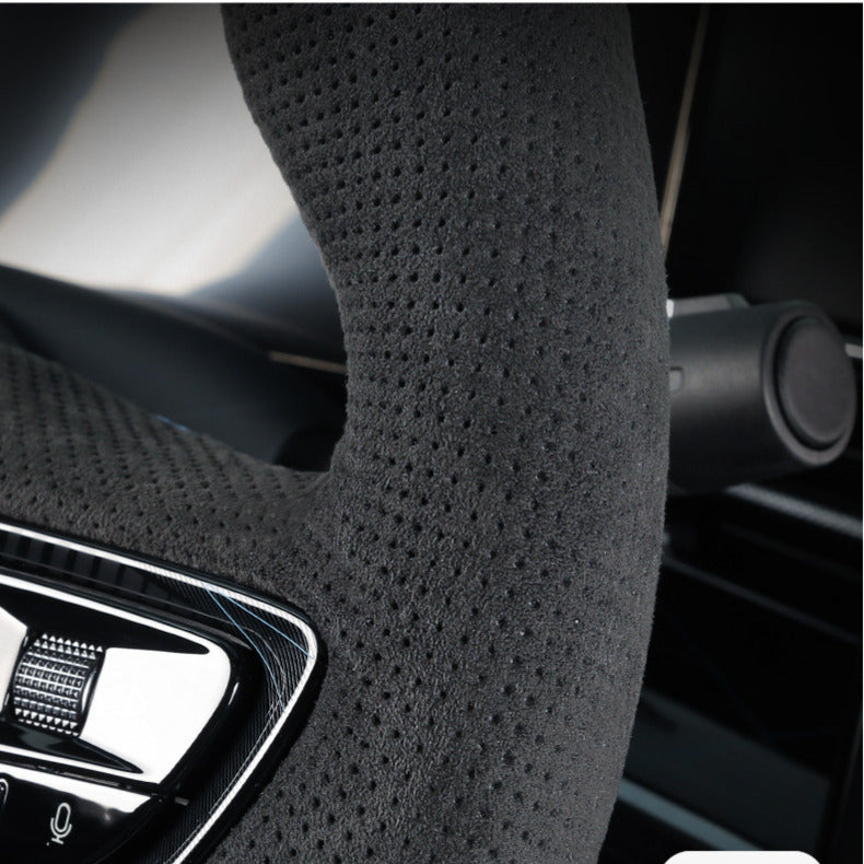Juste de volant de voiture en cuir, adaptée pour BYD - vue 8