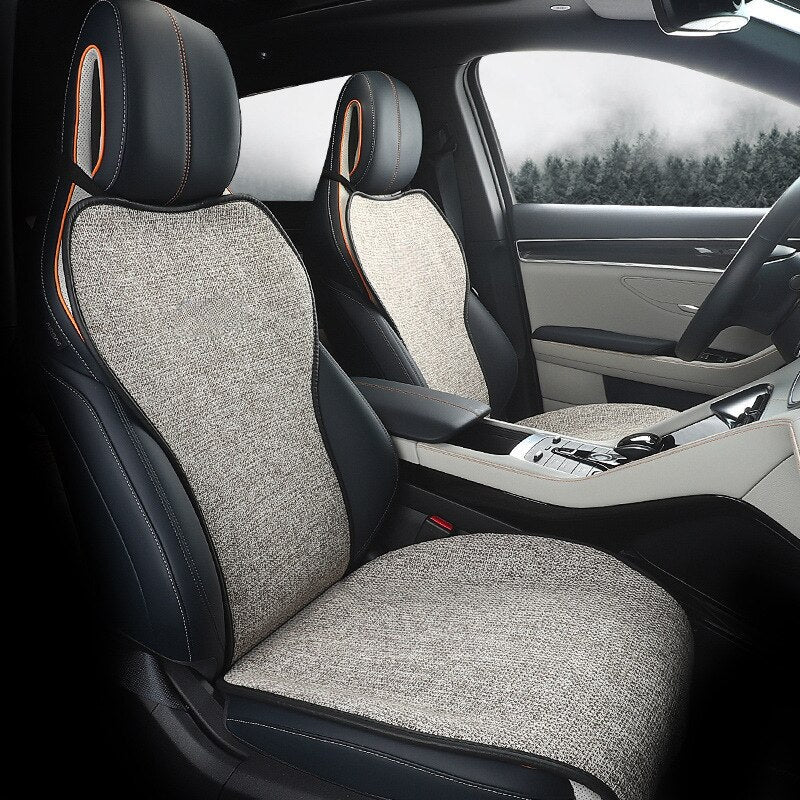Coussin de siège de voiture en lin pour BYD (ensemble complet de 5 places) - BYD