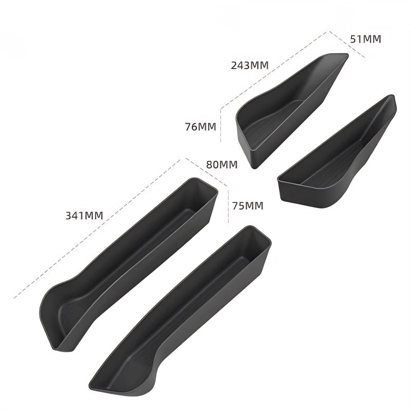 Boîte de rangement de portière inférieure pour BYD Atto 3 EVO (4 pièces) - vue 7