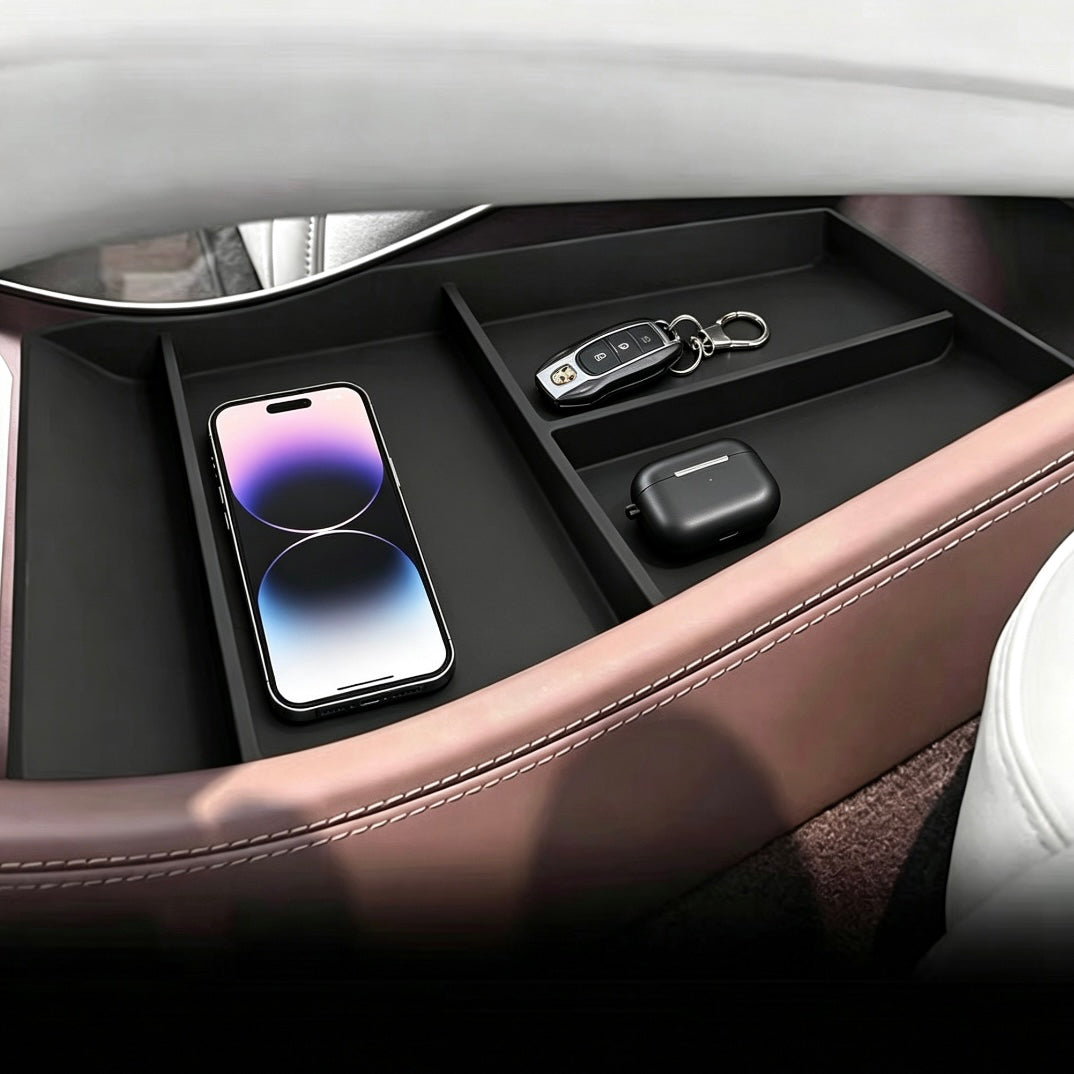 Lower Center Console Silicone Storage Tray for Denza Z9 GT - vue 3