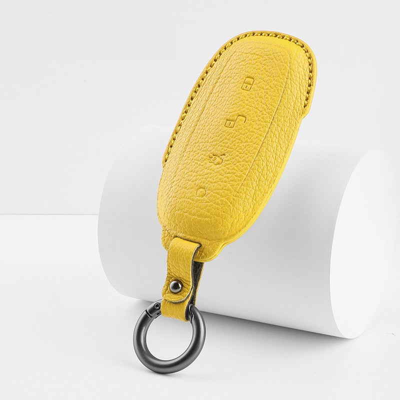 Étui de protection en cuir de luxe pour clé de voiture DENZA - vue 5