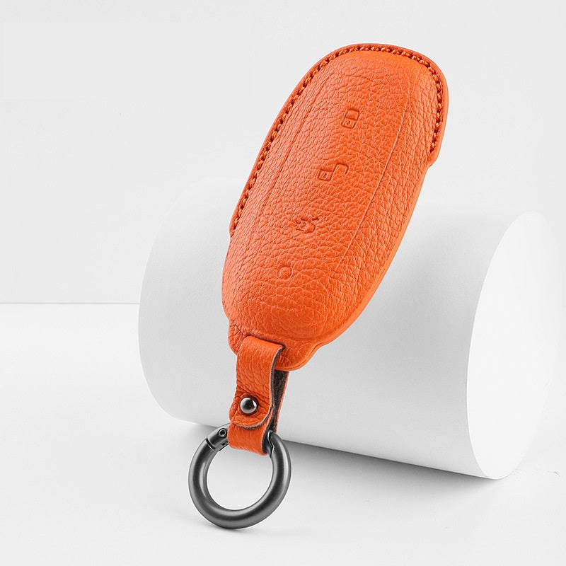 Étui de protection en cuir de luxe pour clé de voiture DENZA - vue 3