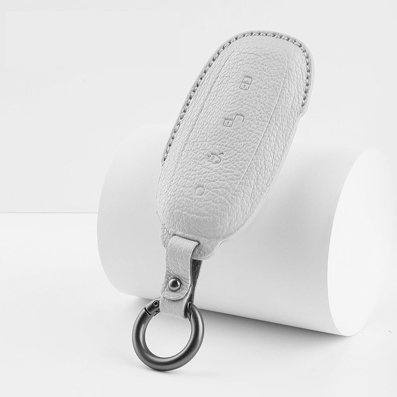 Étui de protection en cuir de luxe pour clé de voiture DENZA - vue 4