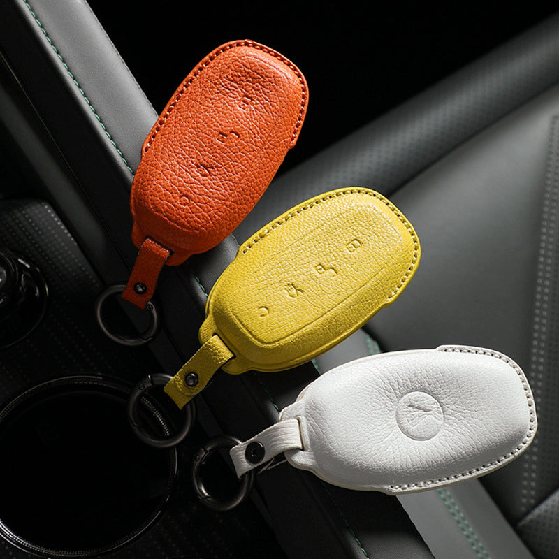 Étui de protection en cuir de luxe pour clé de voiture DENZA - vue 2