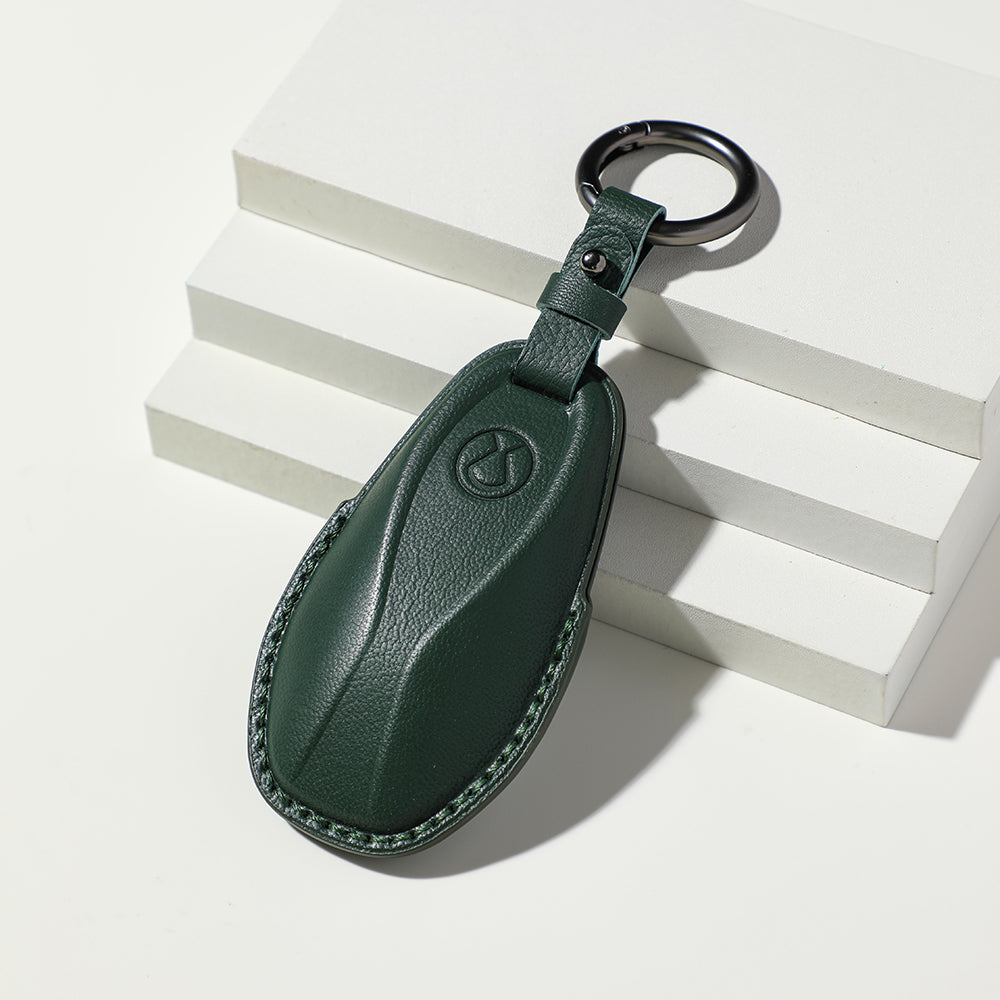 Étui de protection en cuir de luxe pour clé de voiture Denza B5/B8 - vue 12