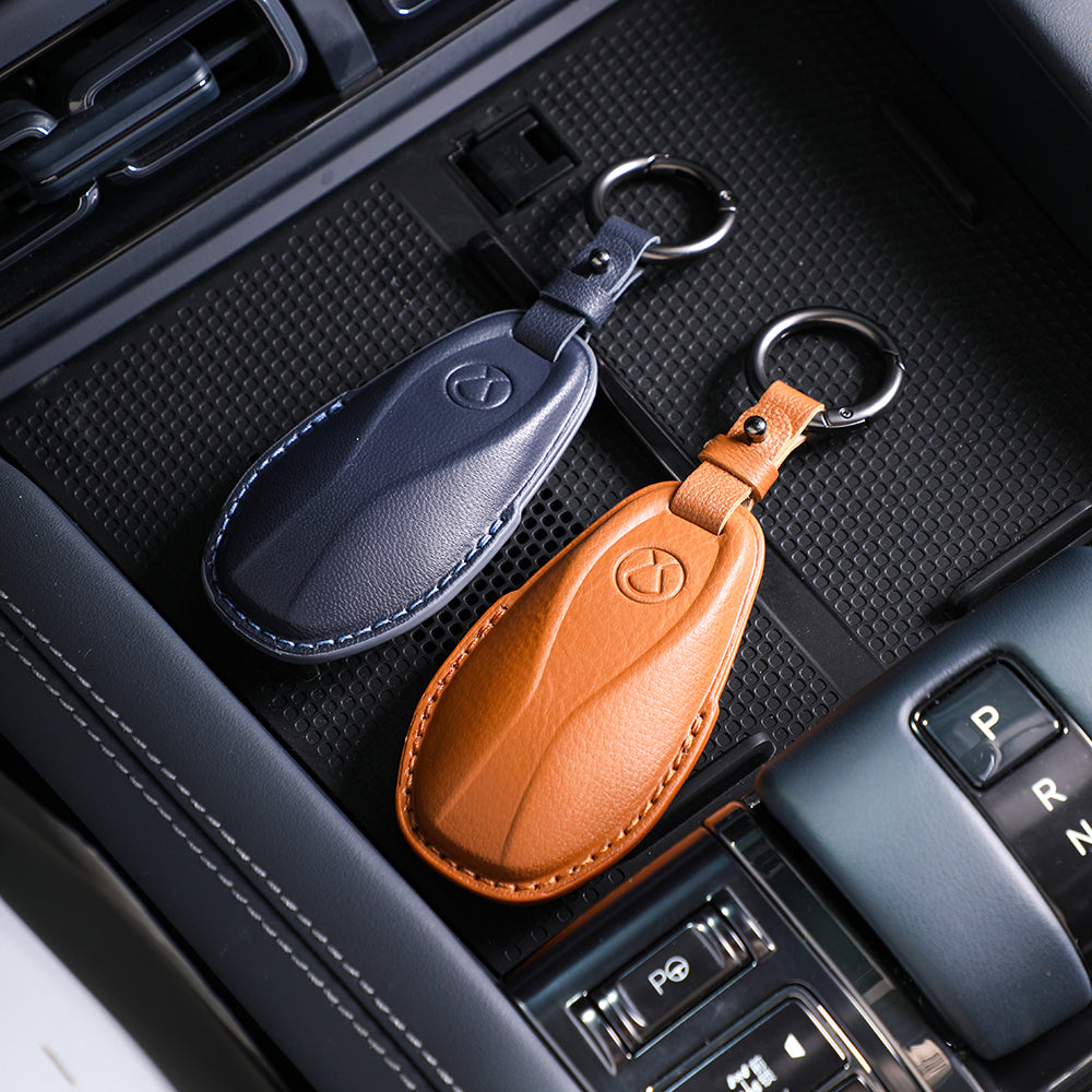 Étui de protection en cuir de luxe pour clé de voiture Denza B5/B8 - vue 6