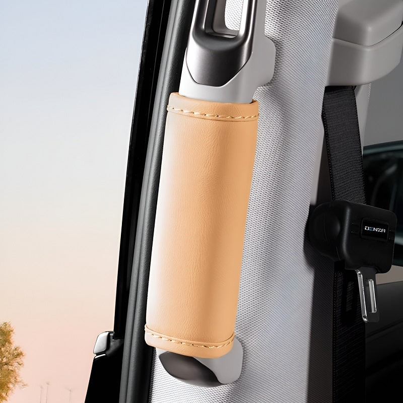Poignée de porte centrale avec revêtement en cuir pour DENZA D9 - vue 2
