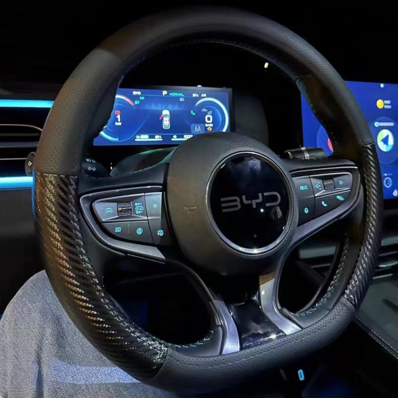 Housse de volant en cuir Napa pour BYD - vue 6