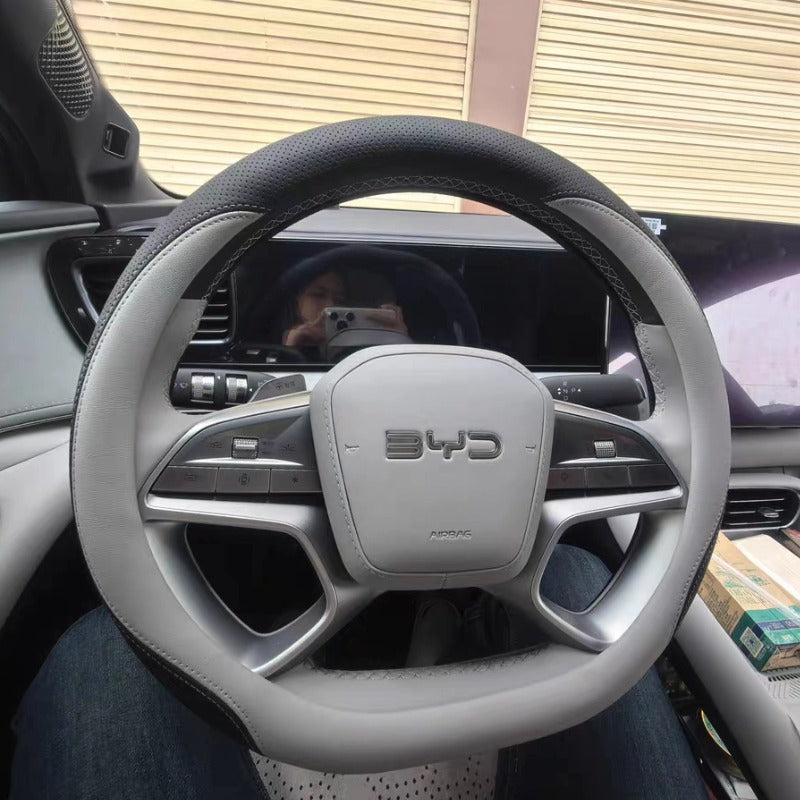 Housse de volant en cuir Napa pour BYD - vue 5