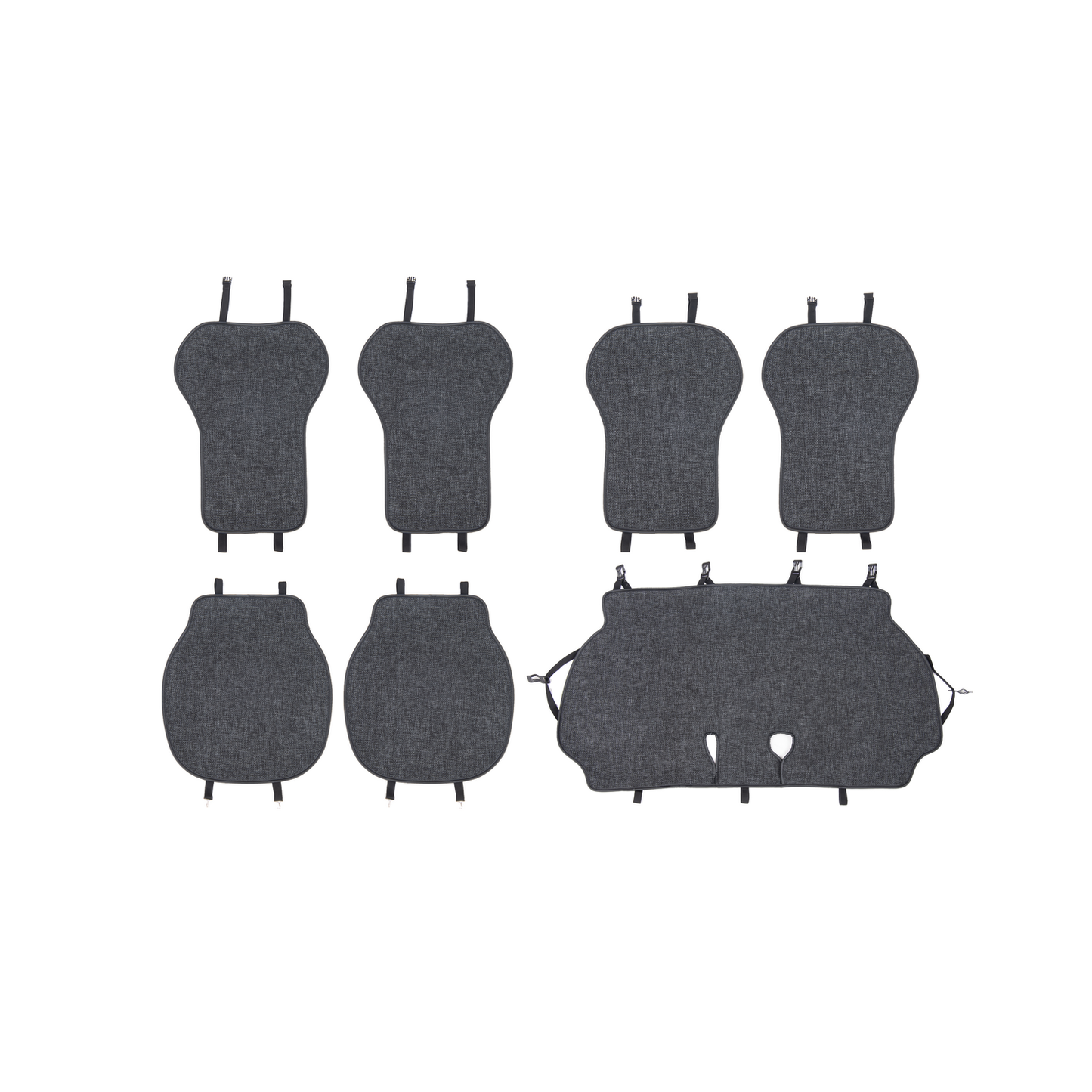 Coussin de siège de voiture en lin pour BYD (ensemble complet de 5 places) - vue 12