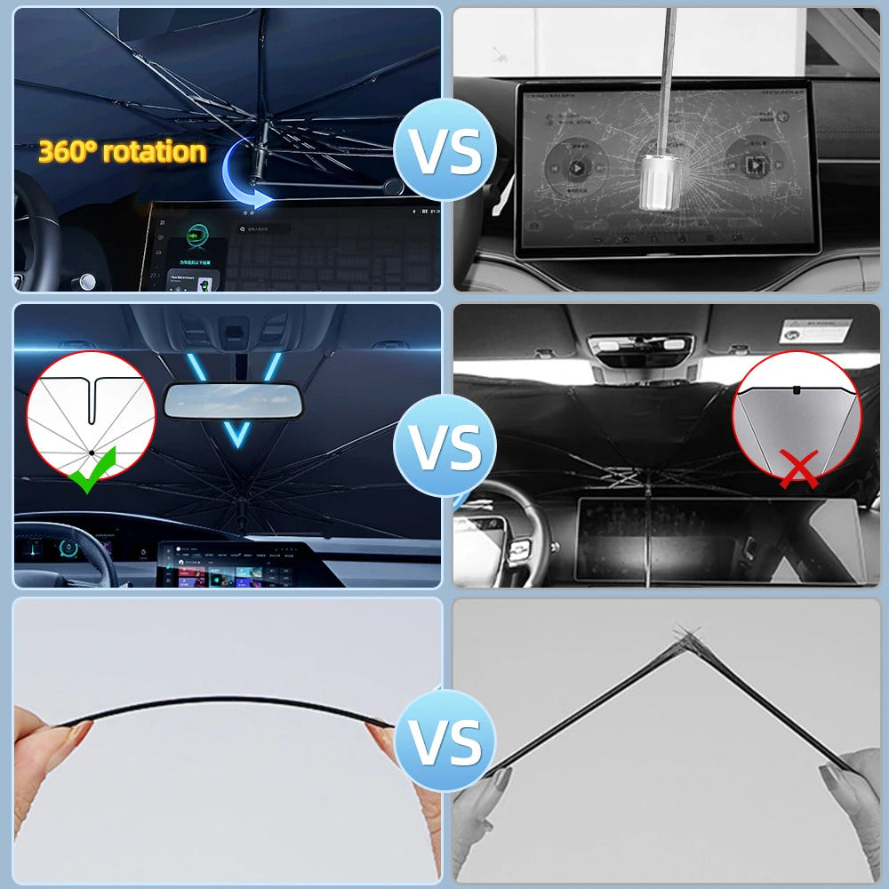 Pare-soleil de voiture pliable pour BYD - vue 7