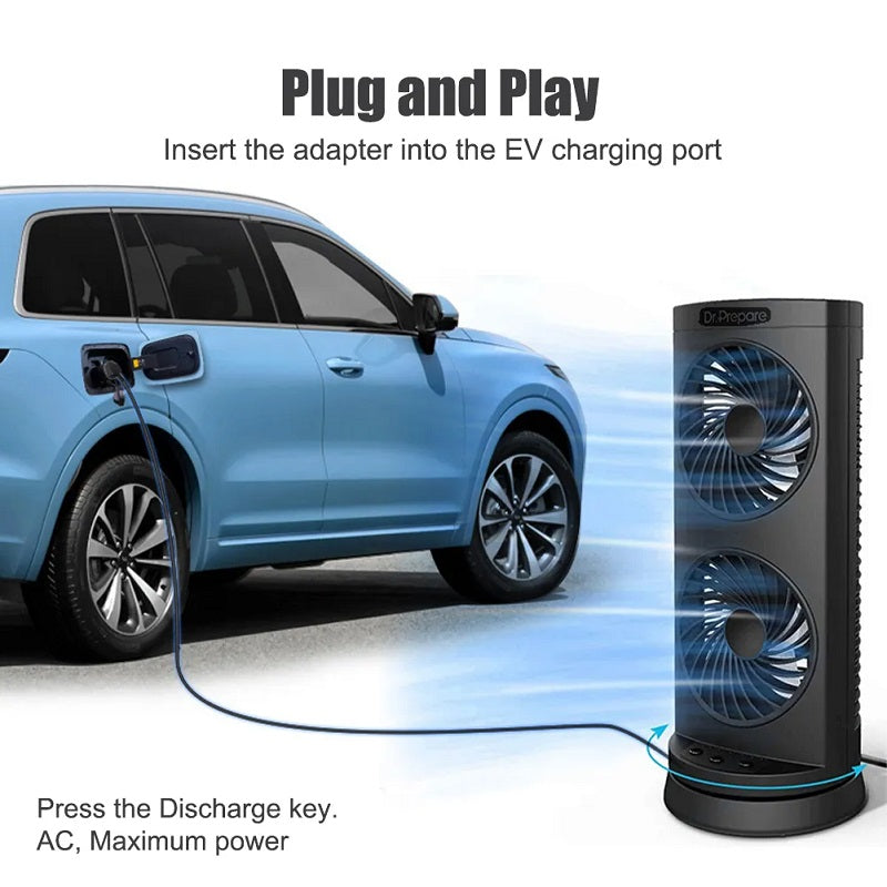 Adaptateur de décharge V2L Type2 - vue 2