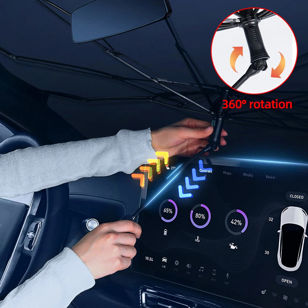 Pare-soleil de voiture pliable pour BYD - vue 4
