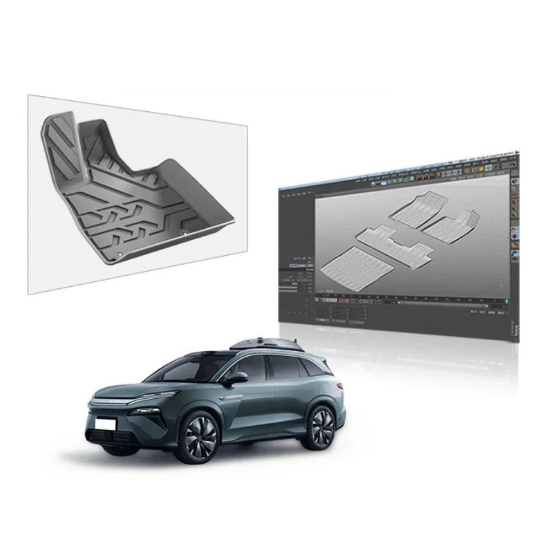 Tapis de sol et tapis de coffre en TPE pour BYD Sealion 8/Atto 8 - vue 5