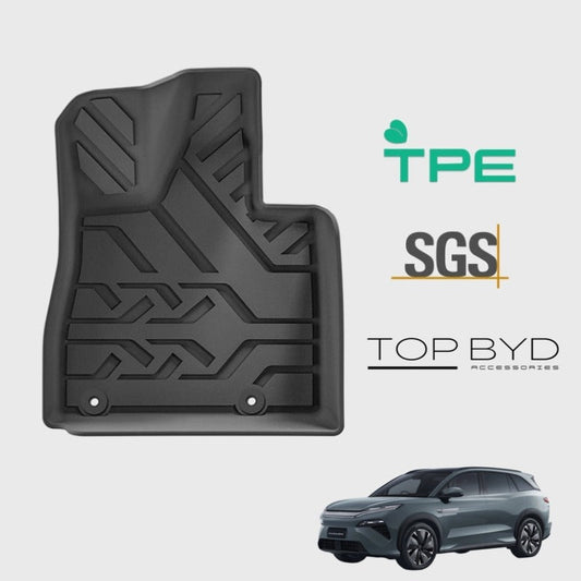 Tapis de sol et tapis de coffre en TPE pour BYD Sealion 8/Atto 8 - BYD