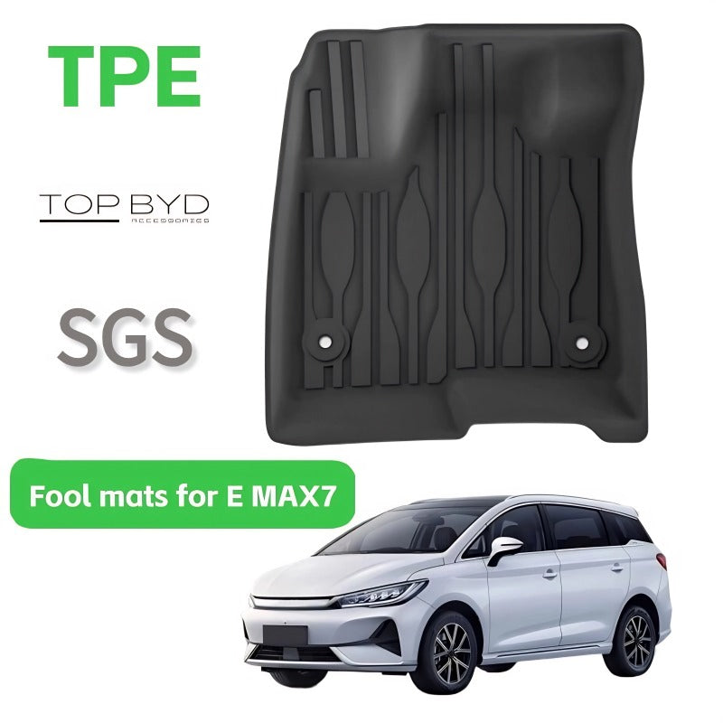 Tapis de sol et tapis de coffre en TPE pour BYD M6/E MAX 7 - BYD
