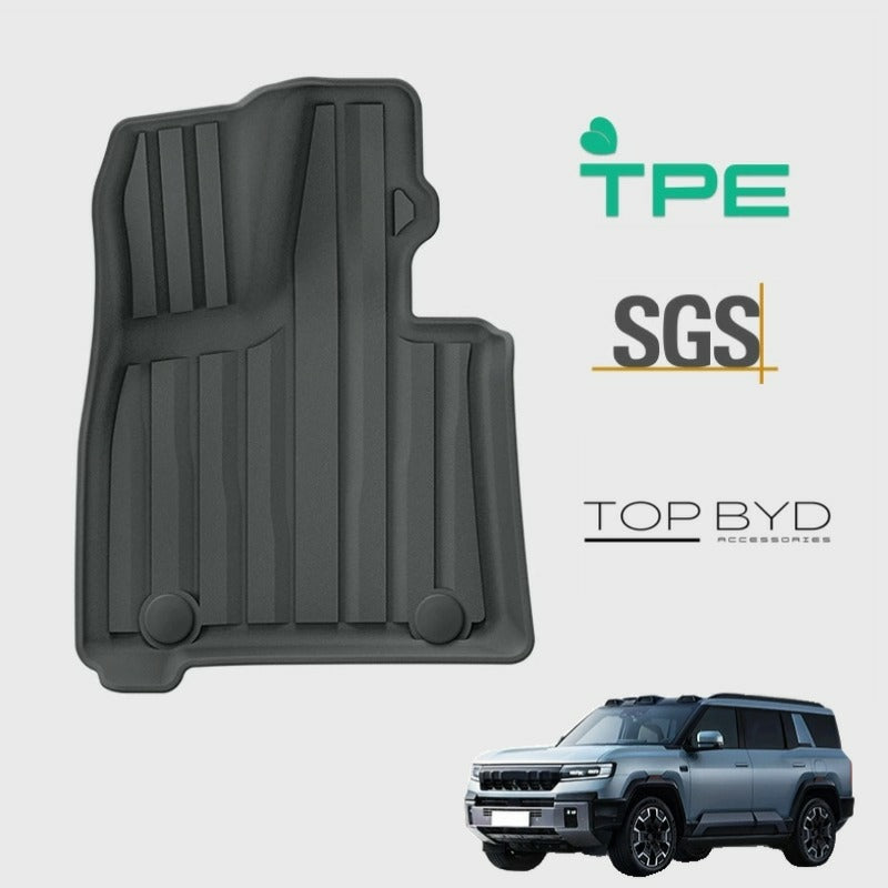Tapis de sol et tapis de coffre en TPE pour Denza B8 - vue 2
