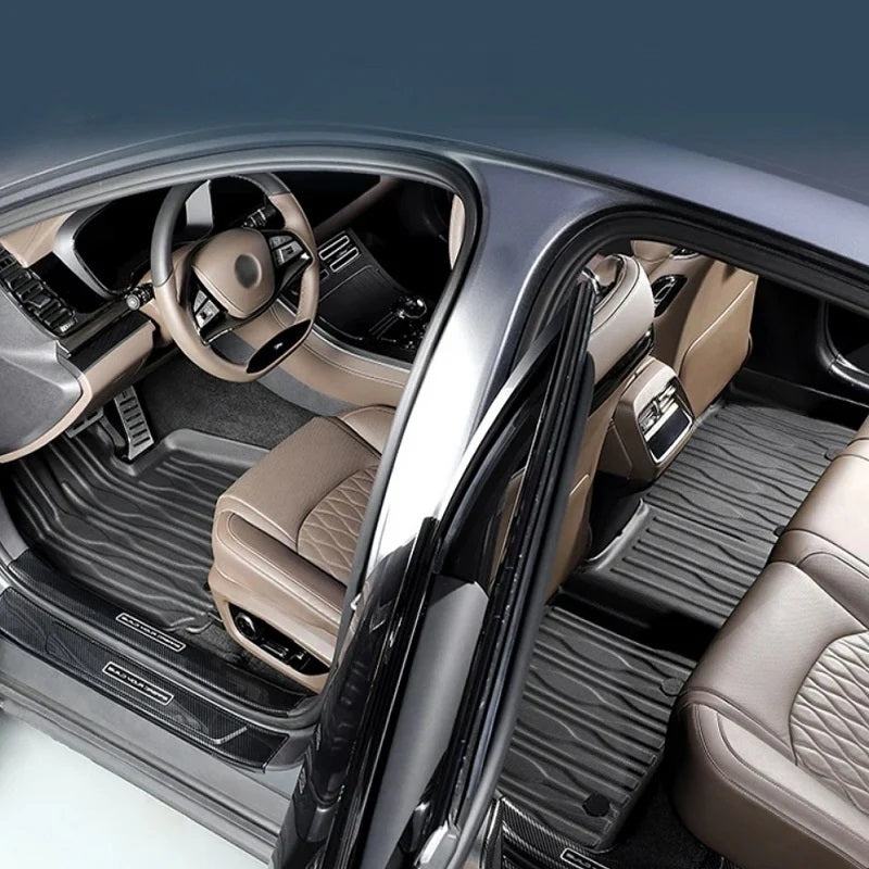Tapis de sol et tapis de coffre en caoutchouc TPE pour BYD Han - BYD
