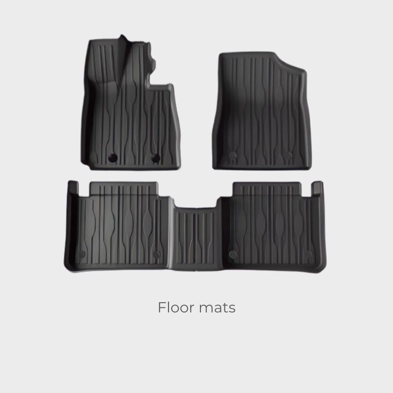 Tapis de sol et tapis de coffre en caoutchouc TPE pour BYD Han - vue 5