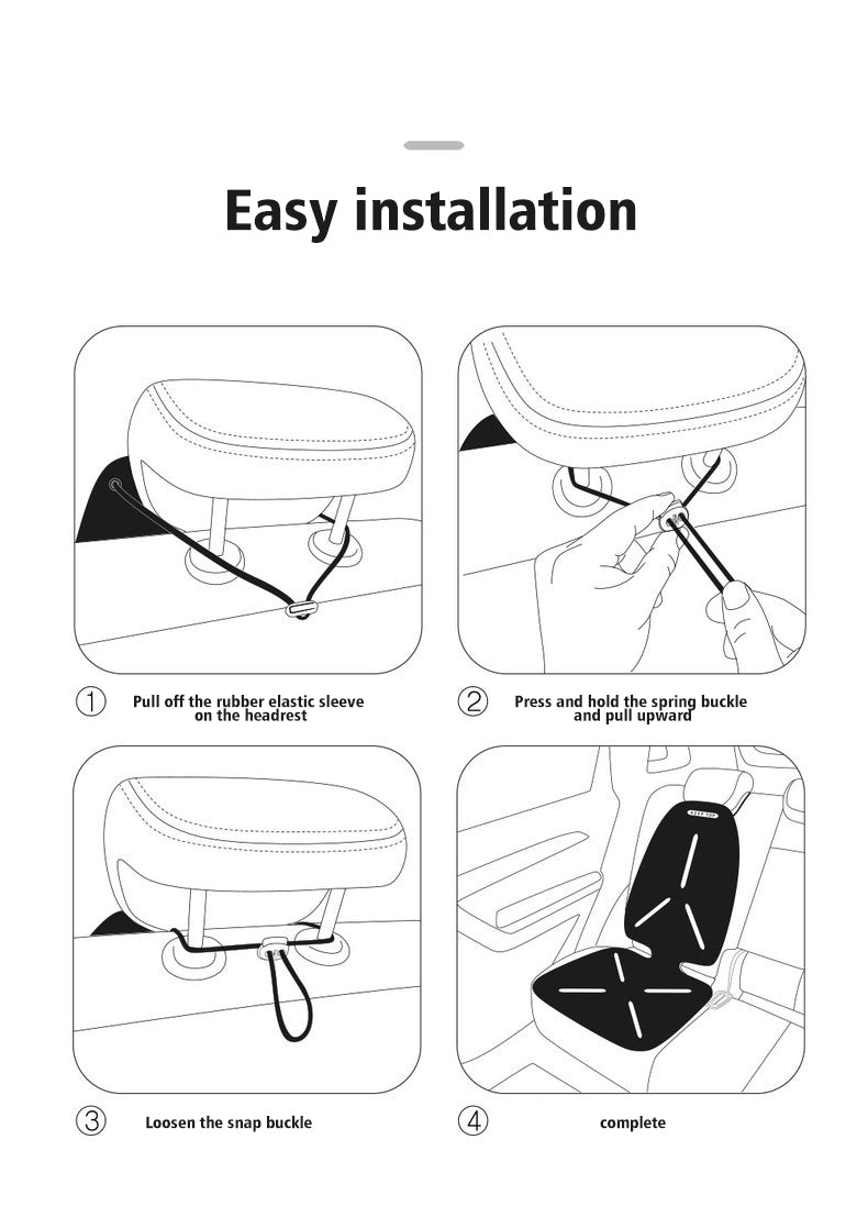 Juste de Protection de Siège de Voiture pour Enfant - vue 11