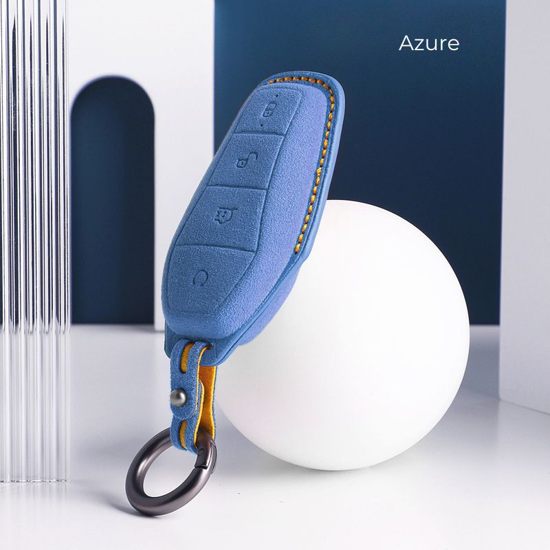Coque de protection en daim pour clé pour BYD - vue 8